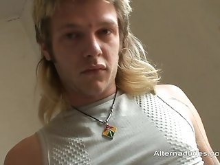 A Blonde Fairy Enjoys Playing With His Body In Front Of A Cam
